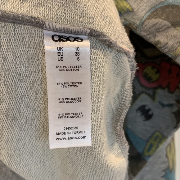 ASOS Batman print crewneck sweatshirt - Picture 4 of 5